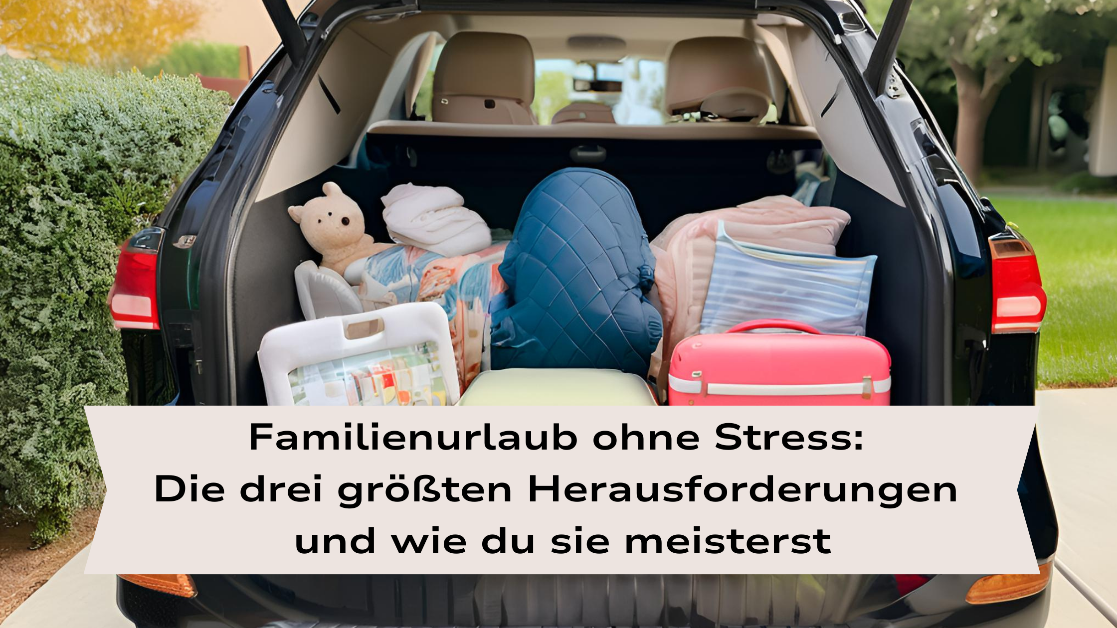 Familienurlaub ohne Stress: Die drei größten Herausforderungen und wie du sie meisterst