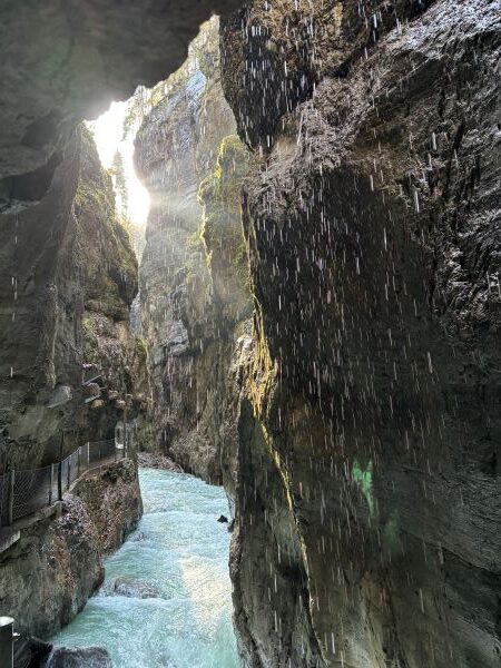 in der Partnachklamm bei Garmisch-Partenkirchen