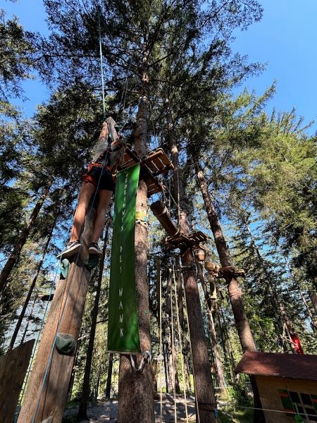 Kletterwald am Wank (Garmisch-Partenkirchen), einer der Parcours