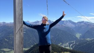 Gipfelkreuz Blaser; Bergblick, Aussicht, Gipfelglück